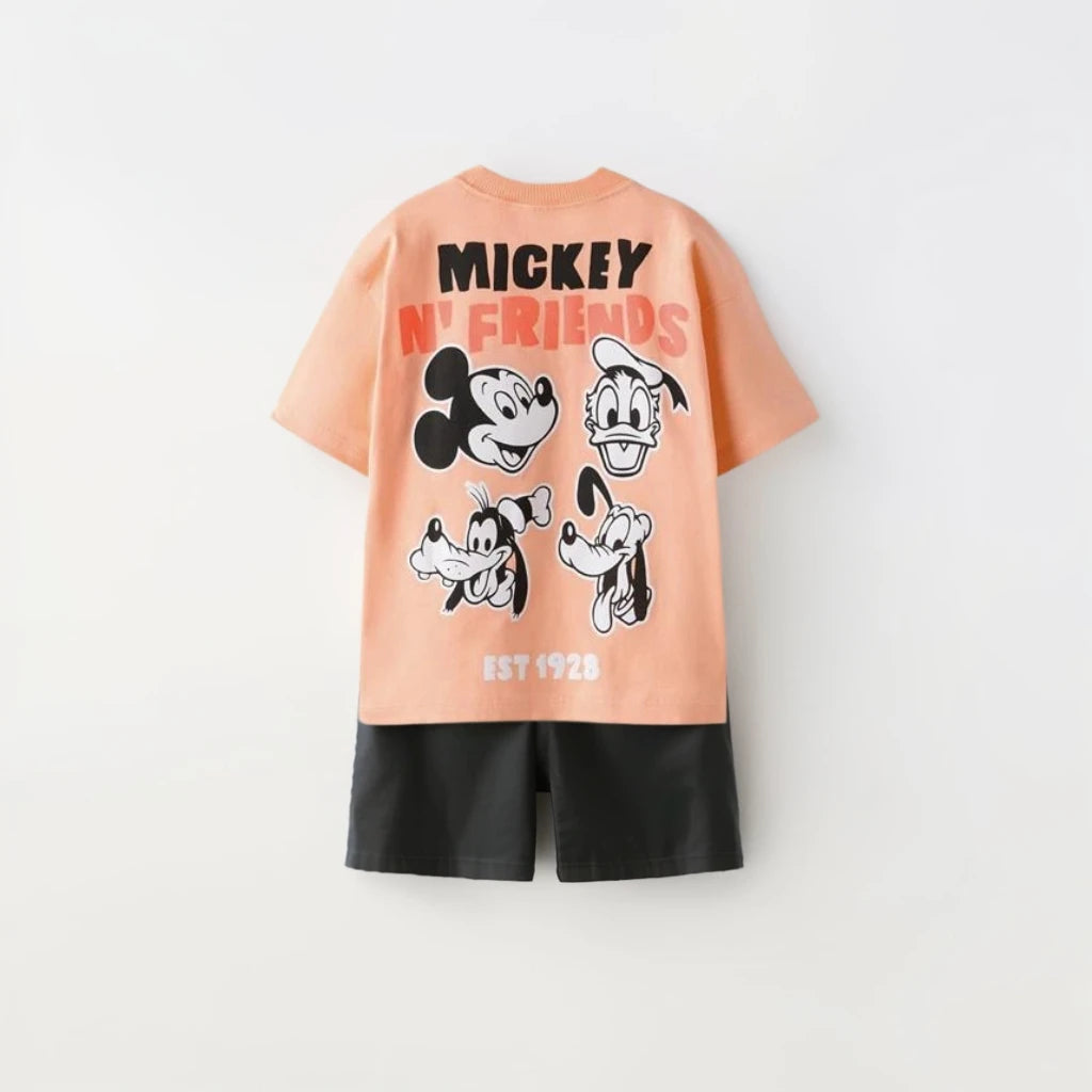Ensemble de vêtements pour filles de 0 à 6 ans Vêtements pour enfants T-shirts d'été pour filles Shorts en coton Vêtements pour enfants à manches courtes