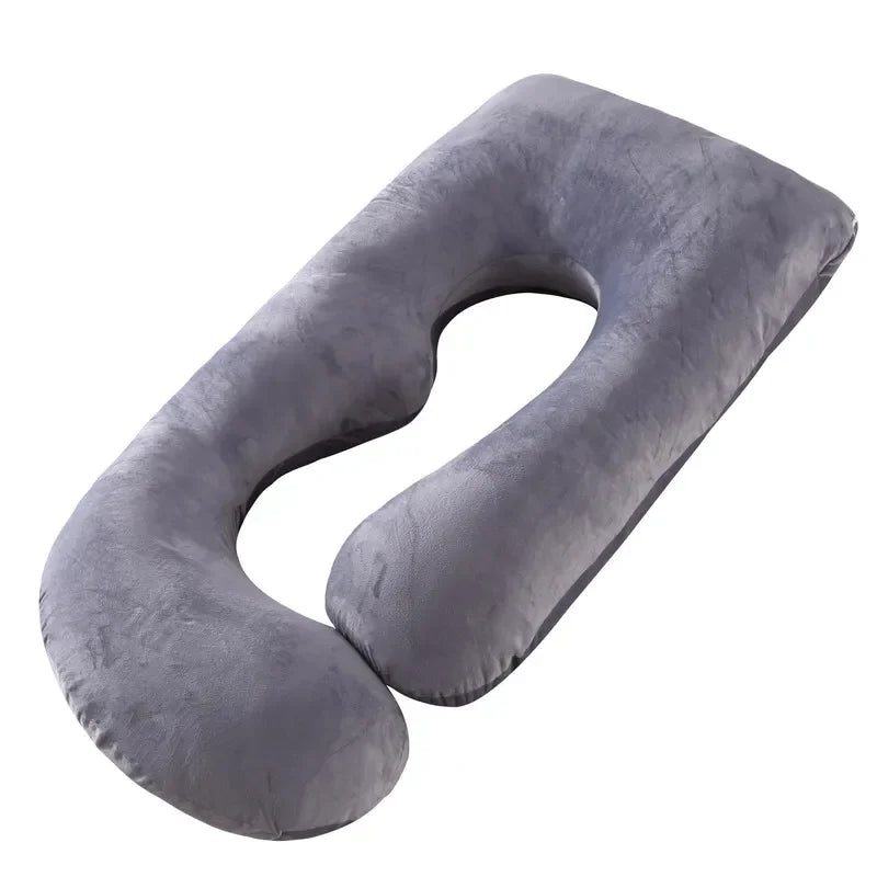 3kg 6.6lb J Pregnancy Pillow for Pregnant Women Sleep Nursing Maternity Full Body Support for Back Belly Hip Leg Removable Cover