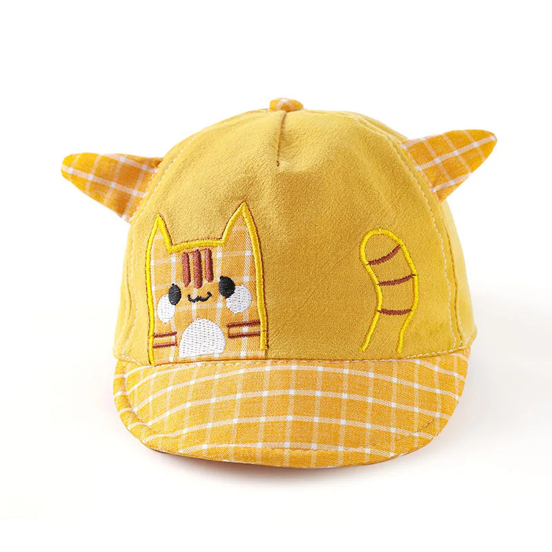 Cute Dinosaur Baby Bucket Hat Summer Newborn Baseball Cap Outdoor Beach Kids Baby Boy Girl Cartoon Bear Sun Hats Bonnets