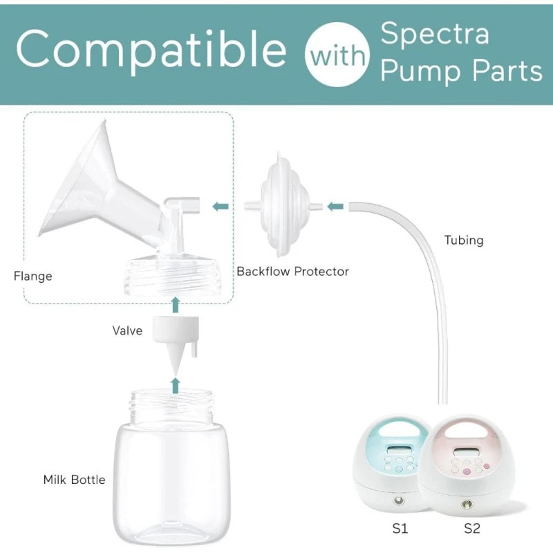 Kit complet de pièces pour tire-lait Spectra, compatible avec Spectra S1/S2/9 Plus. Accessoires non d'origine. Remplacement complet.