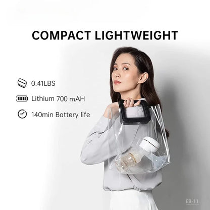 Tire-lait électrique automatique, rechargeable par USB, portable, silencieux, puissant, sans BPA