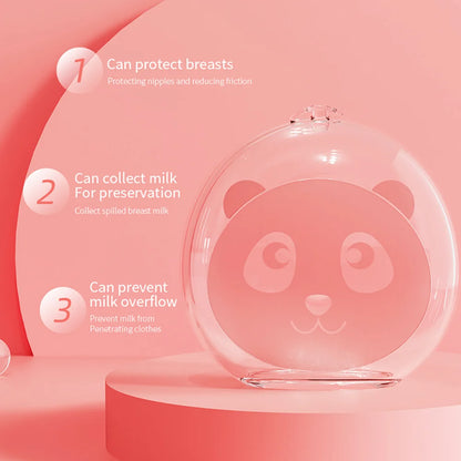 1 housse de tire-lait portable et dissimulée, mains libres, en silicone transparent, pour les mères qui allaitent, pratique