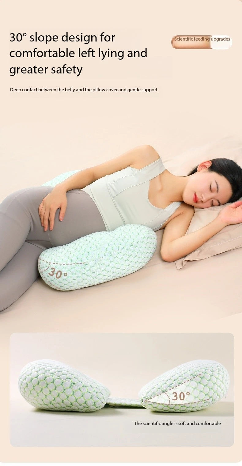 Coussin de soutien abdominal en coton pour femmes enceintes, multifonctionnel et doux, idéal pour la grossesse et la maternité