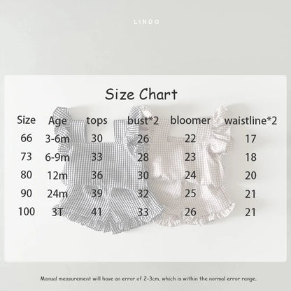 Milancel 2024 Ensemble de vêtements d'été pour bébé, t-shirt à carreaux et short pour tout-petit, 2 pièces, vêtements d'extérieur pour filles
