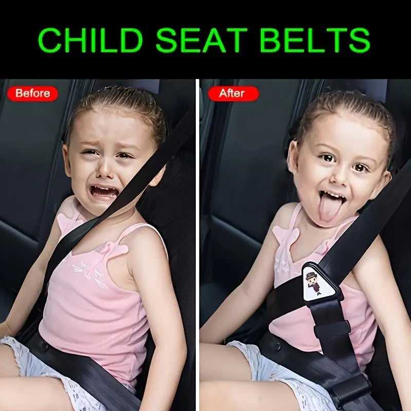 Child Car Seat Belt Retainer Adjustment Fixation Anti-stroke Belt Children Shoulder Guard Buckle Seatbelt for Kids Car-styling