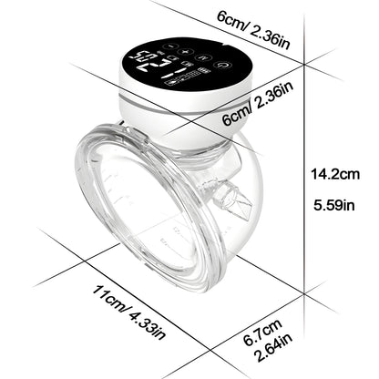 Tire-lait électrique portable, 3 modes, chargeur USB intelligent, collecteur de lait, tire-lait maternel portable