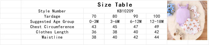 Ensemble 3 pièces d'été pour bébé fille de 0 à 2 ans, robe licou violette douce et confortable, décontractée et légère + short imprimé arc-en-ciel
