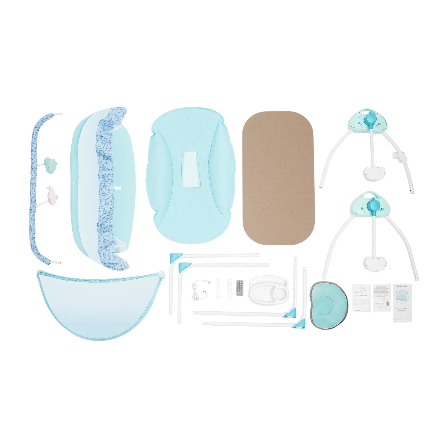 [Automatic Baby Swing] 1 Automatic Baby Swing with Music & Mosquito Net - for Infants