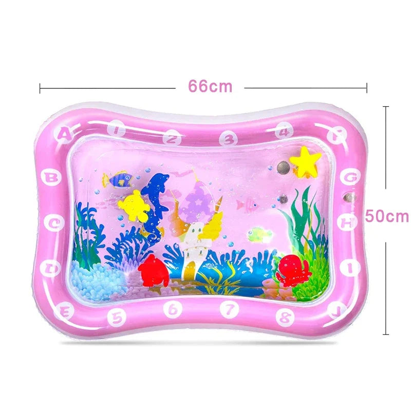 Baby Water Play Mat Inflatable Cushion PVC Infant Tummy Time Toddler Water Pad for Kids Early Education Developing Toys Gift