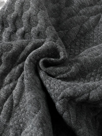 Ensemble de vêtements d'hiver pour garçons, décontracté, avec boucle sur l'épaule, manches longues, en coton et soie épais, blanc, noir, gris, coutures, manches longues, mode garçon