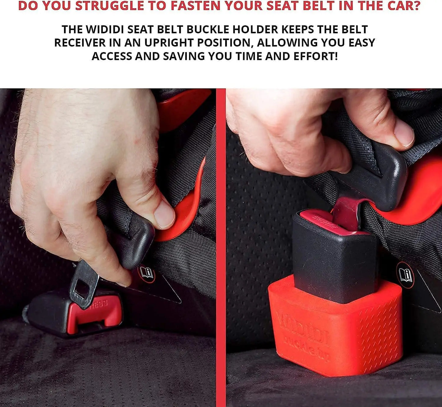 1PC Buckle Up Car Seatbelt Guard Seat Belt Holder Durable Silicone Material Car Accessories Safety Cover Suitable For Kids