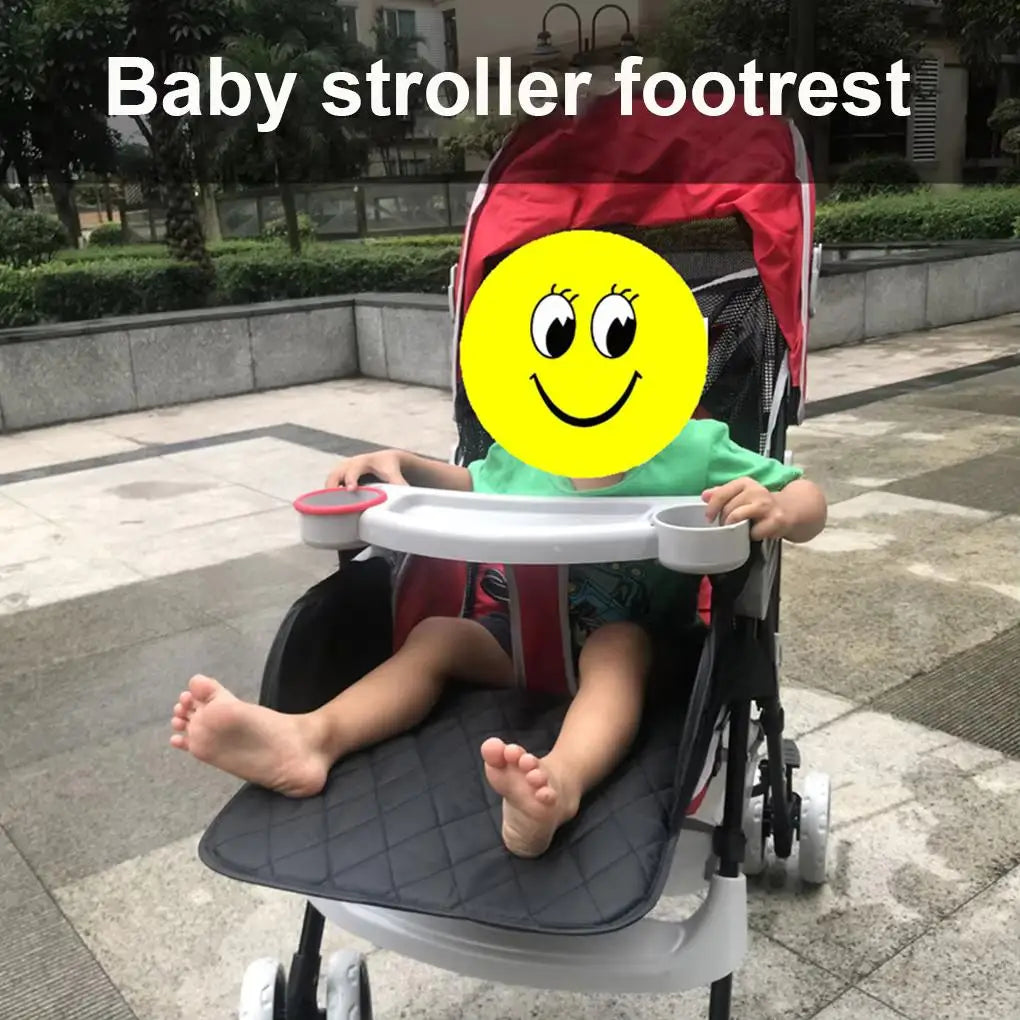 Baby Stroller Seat Cushion Extension Pad For Footrest Mats Baby Sleep Pads Stroller Outdoor Kids Legs Rest Footboard Accessories