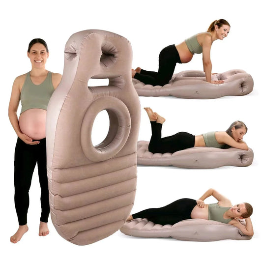 Matelas gonflable pour grossesse, tapis de yoga, oreiller de corps, oreiller de grossesse pour dormir, oreiller de corps