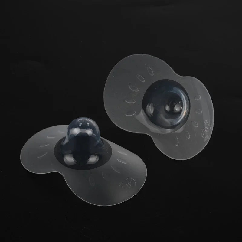 Lot de 2 protège-mamelons d'allaitement en silicone souple