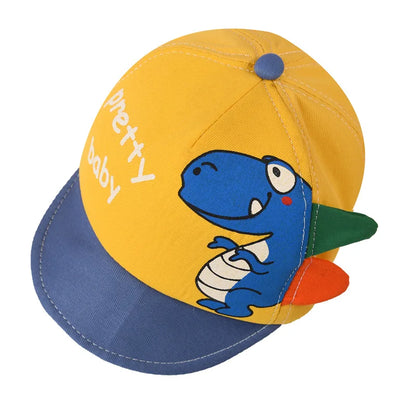 Cute Dinosaur Baby Bucket Hat Summer Newborn Baseball Cap Outdoor Beach Kids Baby Boy Girl Cartoon Bear Sun Hats Bonnets