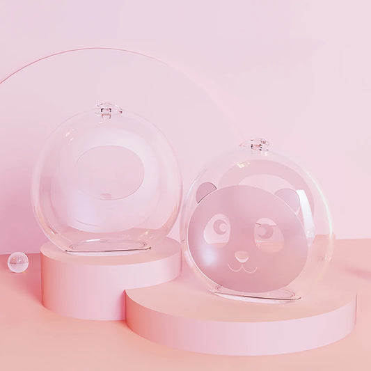 1 housse de tire-lait portable et dissimulée, mains libres, en silicone transparent, pour les mères qui allaitent, pratique