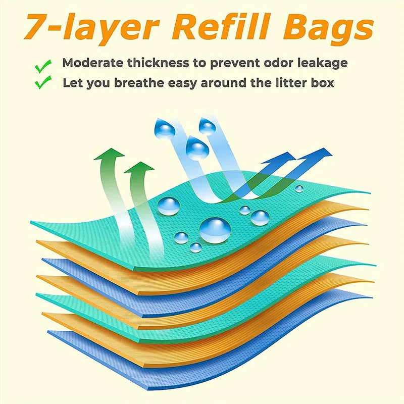 1/5/10Pcs Garbage Bags Diaper Pail Refills Bags For Tommee Tippee Sangenic Simplee or Twist&click For Angelcare For Genie Trash