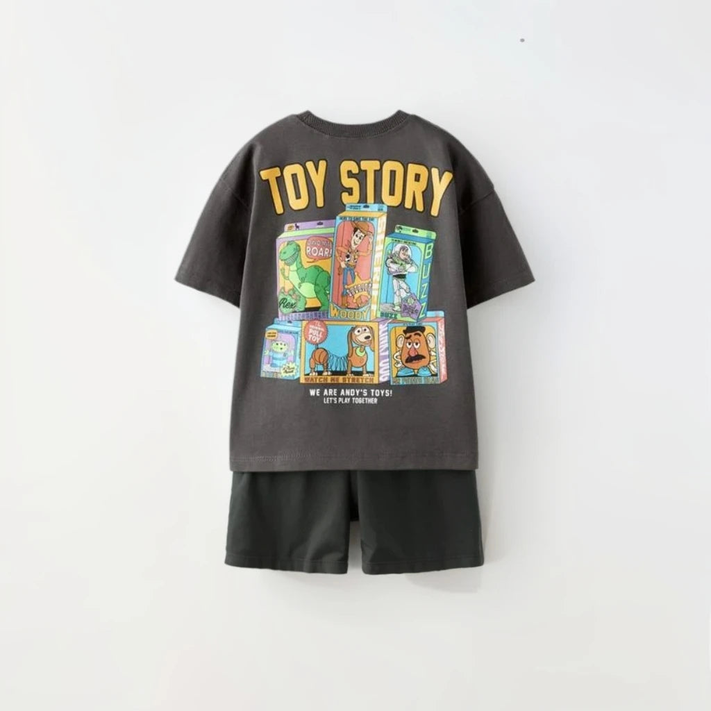 Ensemble de vêtements pour filles de 0 à 6 ans Vêtements pour enfants T-shirts d'été pour filles Shorts en coton Vêtements pour enfants à manches courtes