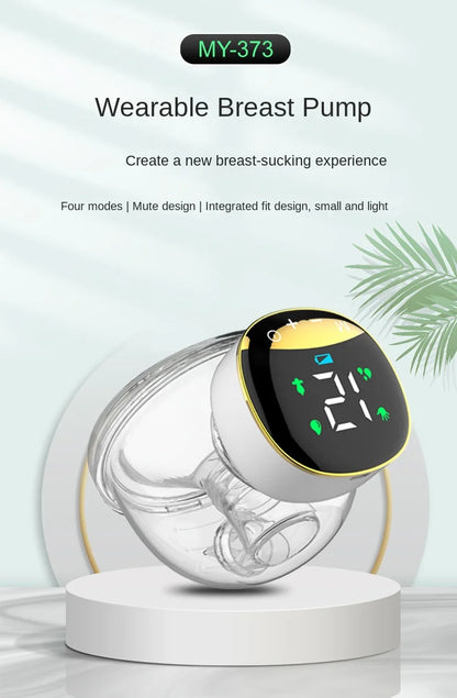 Nouveau tire-lait électrique portable LCD, automatique, mains libres, silencieux, rechargeable par USB, extracteur de lait pour bébé, allaitement maternel, sans BPA