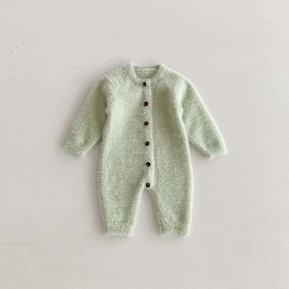 Combinaison en peluche super mignonne pour nouveau-né, automne et hiver, vêtements pour bébés garçons et filles, combinaison douce