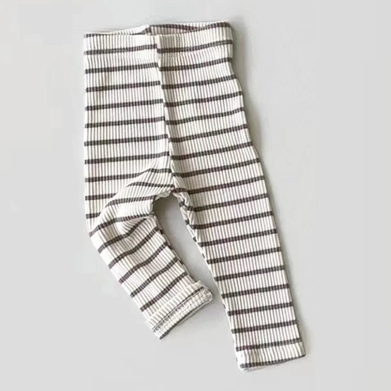 Leggings simples et solides pour bébé, pantalons skinny à rayures pour filles, pantalons slim en coton élastique pour nouveau-né, pantalons extensibles pour garçons