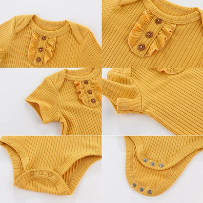 Body côtelé en coton pour nouveau-né, vêtements pour bébé garçon et fille de 0 à 12 mois