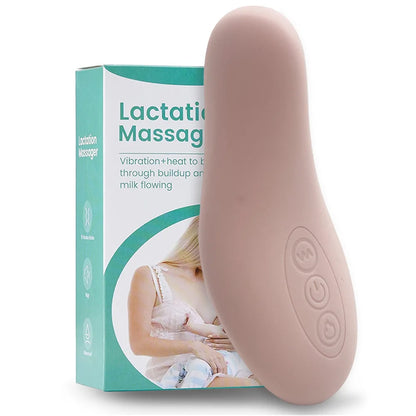 Masseur d'allaitement chauffant pour l'allaitement, l'allaitement, le pompage du lait, les canaux obstrués, la mastite, l'engorgement et l'écoulement du lait