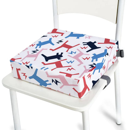 Children Increased Chair Pad Adjustable Baby Furniture Booster Seat Portable Kids Dining Heighten Cushion Pram Chair Removable
