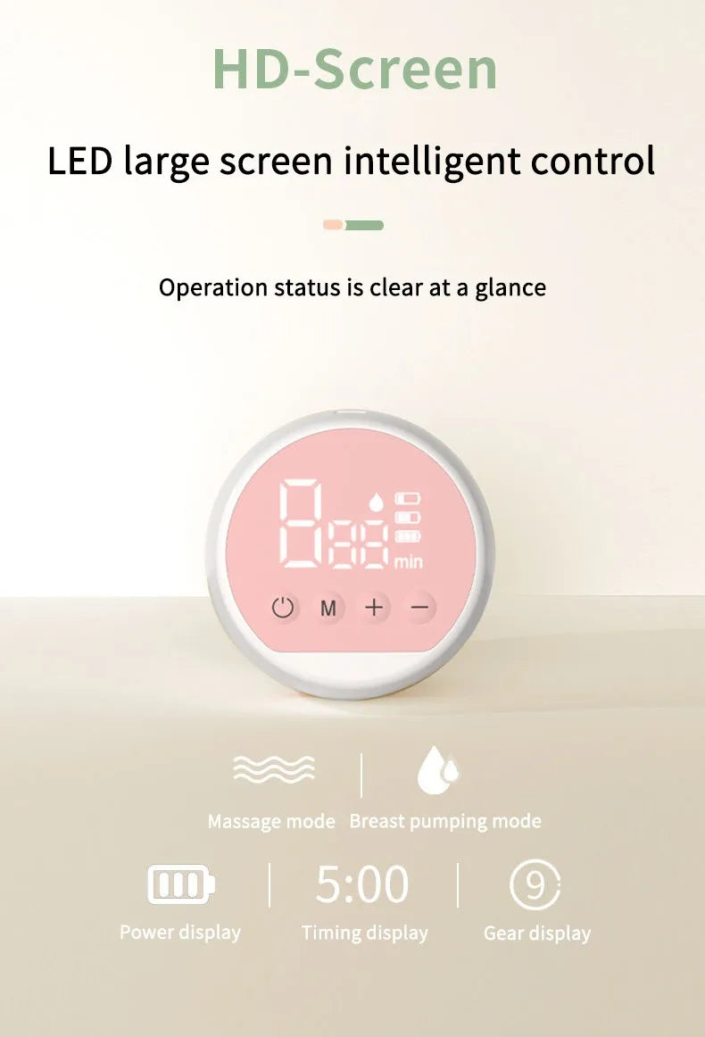 Tire-lait électrique automatique, rechargeable par USB, portable, silencieux, puissant, sans BPA