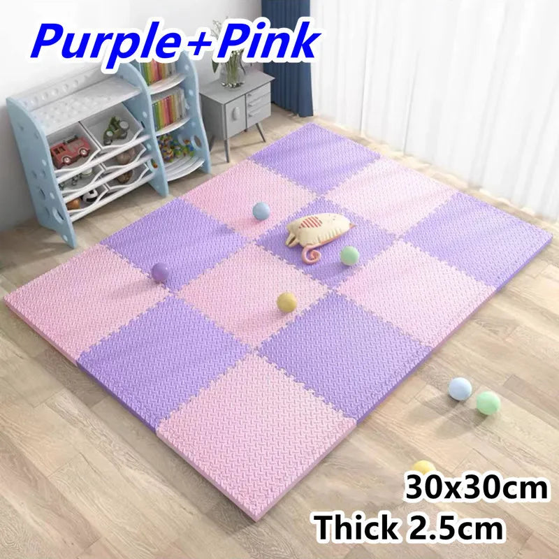 8PCS Tatame Gyms & Playmats Baby Floor Mat Floor Noise Tatamis for Babies Sound Deadening Mat Puzzle Mat Baby Play Gym Mat