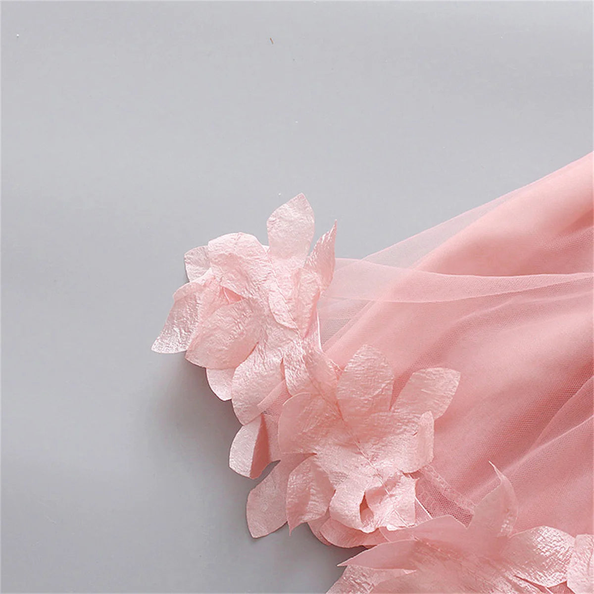 Robe d'été pour fille de 0 à 3 ans, couleur unie, style princesse, en maille, sans manches, longueur genou