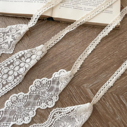 White Lace Headband Baby Headwear Soft Newborn Hair Band Flower Sweet Hairband Outdoor Party