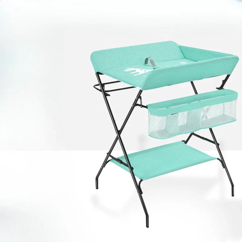 Multi-functional Baby Care Table, Newborn Baby Touch Table, Baby Diaper Changing Portable, Foldable Washable Bath Stand