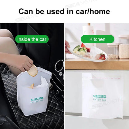 Baby Diaper Storage Bag Interior Car Seat Back Diaper Waste Organizer Kids Tissue Rubblish Storage Bag Protable Auto Waste Bags