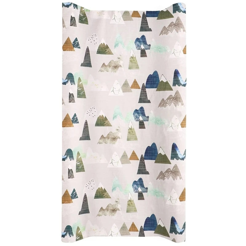 Changing Pad Cover Unisex Diaper Change Table Sheet for Baby Boys and Girls Fit 34''x16" Contoured Pad Cradle Sheets