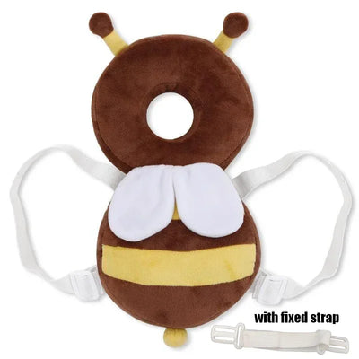 Coussin de protection pour la tête et le dos pour bébé, coussin de protection pour apprendre à marcher, couvre-chef pour prévenir les blessures, coussin de sécurité pour prévenir les chutes, dessin animé, abeille, oreillers pour enfants