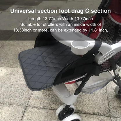 Baby Stroller Seat Cushion Extension Pad For Footrest Mats Baby Sleep Pads Stroller Outdoor Kids Legs Rest Footboard Accessories
