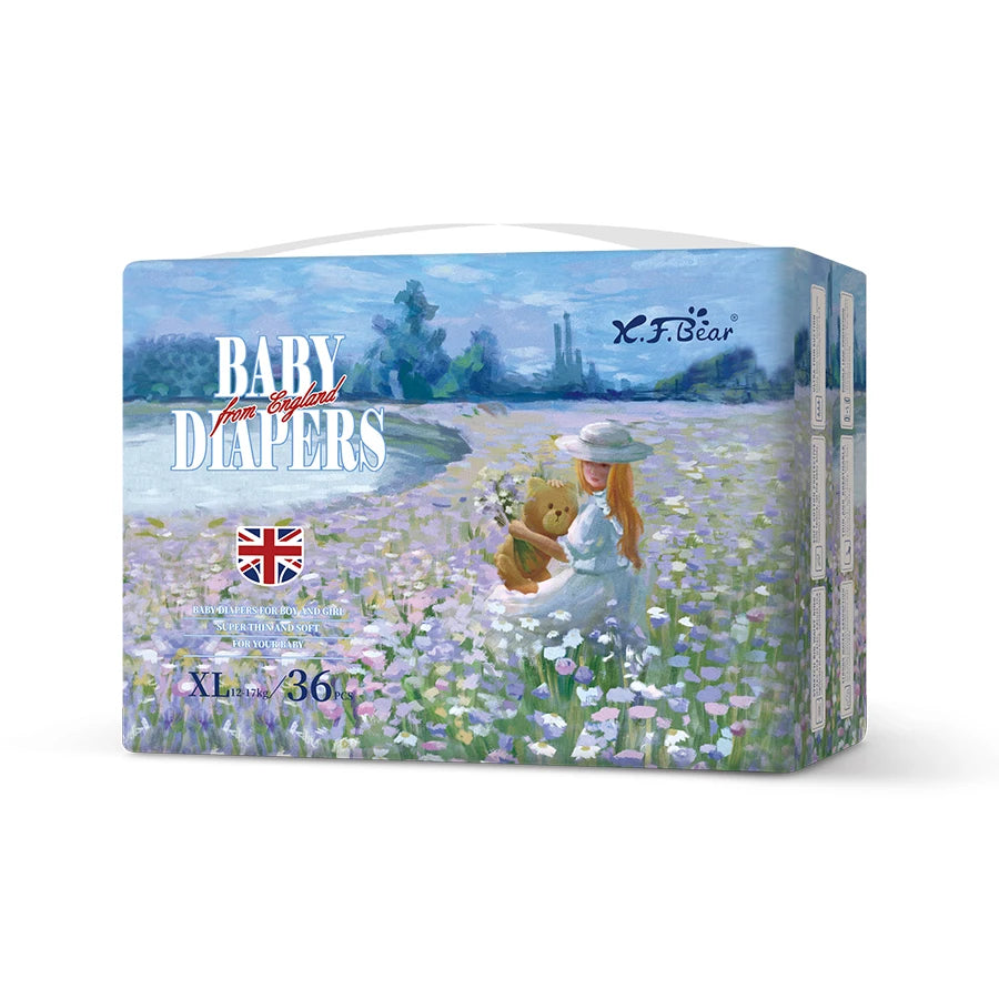 Xiaofeixiong disposable baby diaper, skin friendly and soft, multi-layer breathable