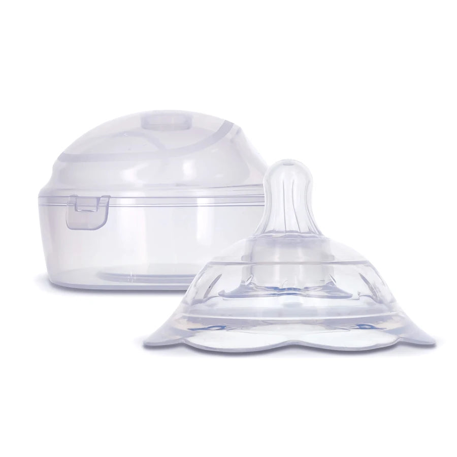 1 protège-tétons en silicone pour allaiter, protège-tétons portable anti-débordement