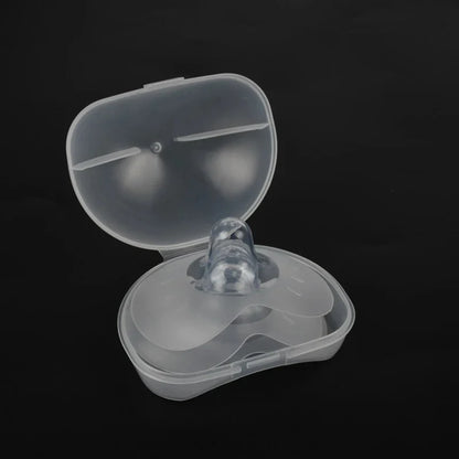 Lot de 2 protège-mamelons d'allaitement en silicone souple