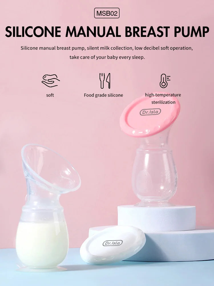 MAMIJOY Tire-lait manuel Alimentation bébé Tire-lait manuel Collecteur de sein Correction automatique Lait maternel Pompes en silicone