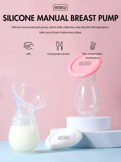 MAMIJOY Tire-lait manuel Alimentation bébé Tire-lait manuel Collecteur de sein Correction automatique Lait maternel Pompes en silicone