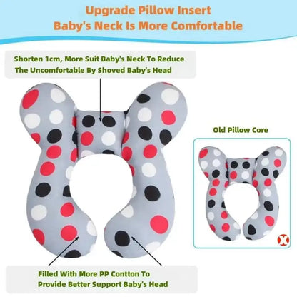 Baby Head Pillow Car Seat Head fixing Pillows Soft Neck Head Cushion Safety Kids Sleep Nap Pillow Outdoor Stroller Baby Pillow