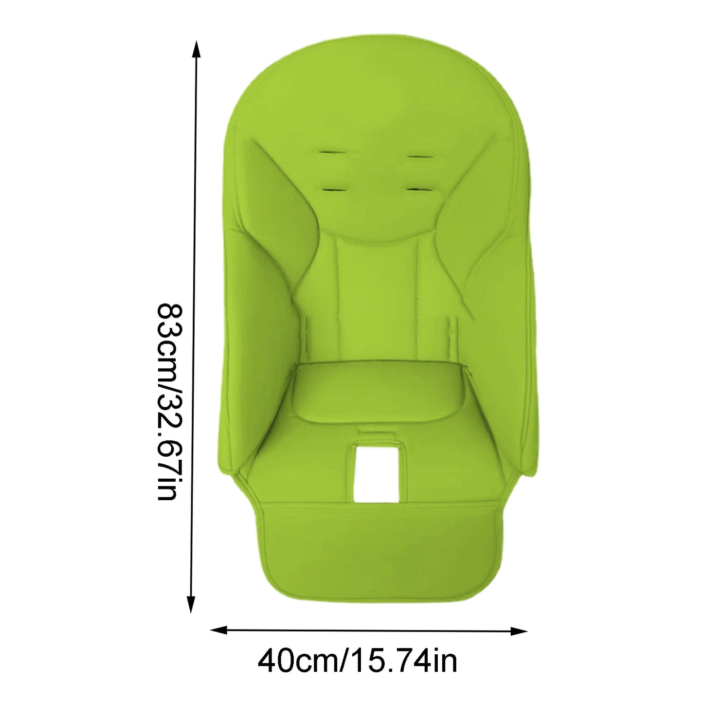 Portable Dining Chair Cover Baby PU Leather Dining Chair Pad Soft Multifunctional Seat Cover With Padding For Kids Children