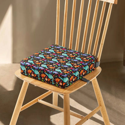 Children Increased Chair Pad Adjustable Baby Furniture Booster Seat Portable Kids Dining Heighten Cushion Pram Chair Removable