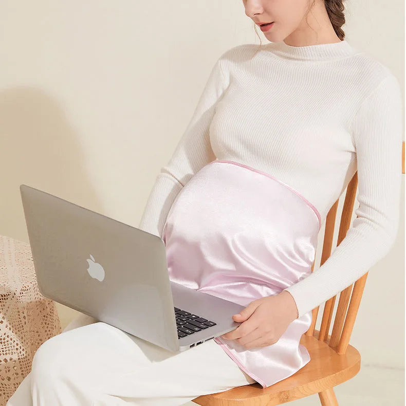 30x50cm Anti Radiation Clothes Maternity Tops 5G EMF WiFi RFID Protect Pregnancy Tunic Silver Fabric Shield Tank Apron Gift
