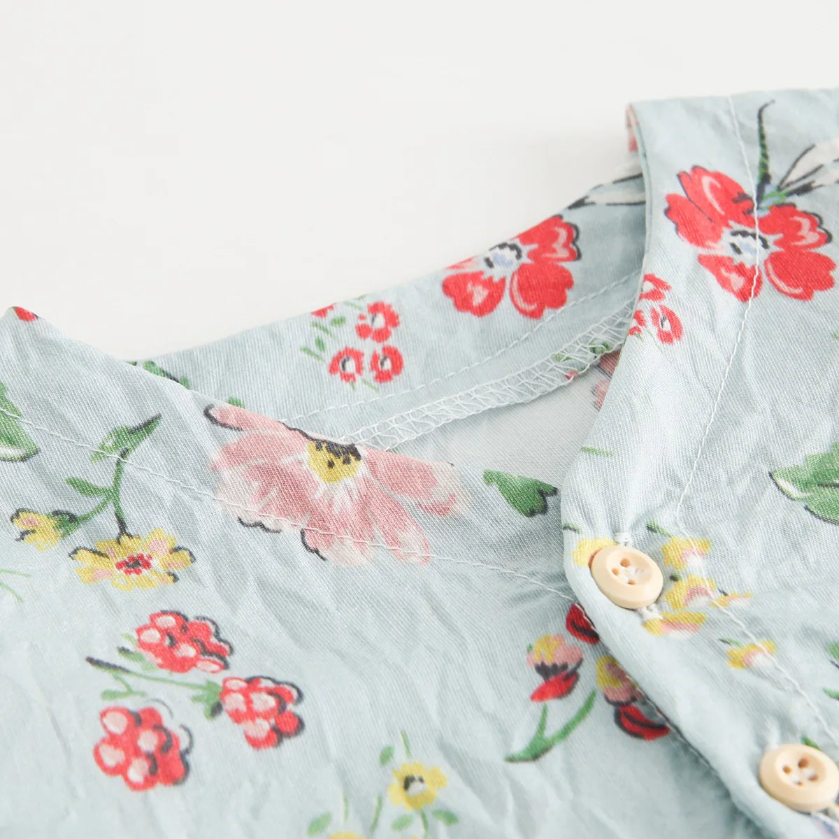 Robe d'été à manches courtes en coton pour petites filles, tenue de vacances, Sanlutoz Notely