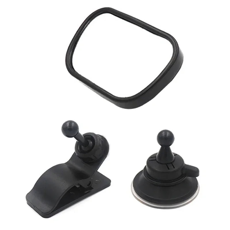 2 In 1 Kids Monitor Baby Rear View Mirror In-Car Baby Observation Mirror Car Rear Seat Child Safety Mirror Easy Installation