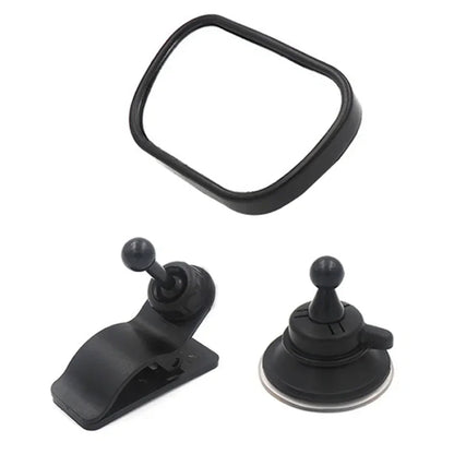 2 In 1 Kids Monitor Baby Rear View Mirror In-Car Baby Observation Mirror Car Rear Seat Child Safety Mirror Easy Installation