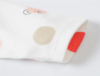 Barboteuse à pois pour bébé fille, lot de 3 pièces, 0 à 12 mois, joli vêtement printemps-automne à manches longues